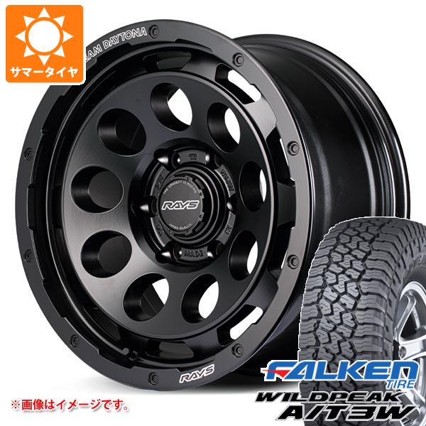 【タイヤ交換対象】サマータイヤ 265/65R17 116S XL ファルケン ワイルドピーク A/T3W レイズ デイトナ D9 6穴 8.5-17 タイヤホイール4本セット