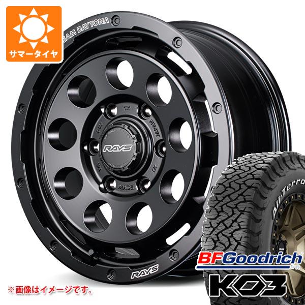 【タイヤ交換対象】トヨタ ハイエース 200系用 2026年製 サマータイヤ BFグッドリッチ オールテレーンT/A KO3 LT215/70R16 100/97S ホワイトレター レイズ デイトナ D9 6.5-16 タイヤホイール4本セット|タイヤ1番