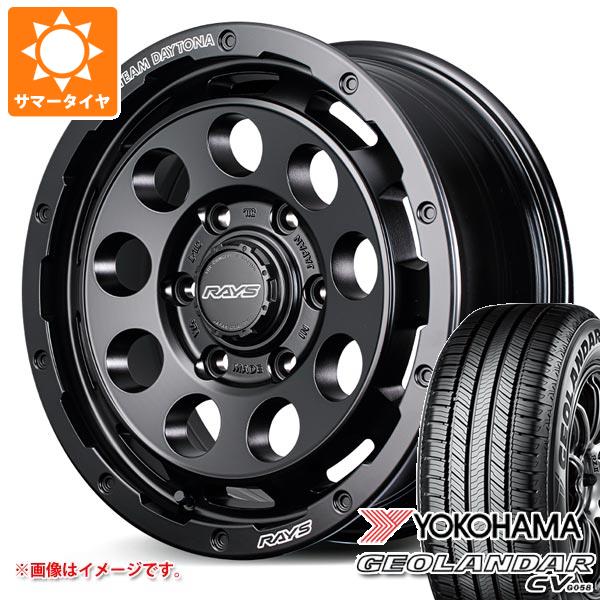 【タイヤ交換対象】トヨタ ハイエース 200系用 2026年製 サマータイヤ ヨコハマ ジオランダー CV G058 215/70R16 100H レイズ デイトナ D9 6.5-16 タイヤホイール4本セット