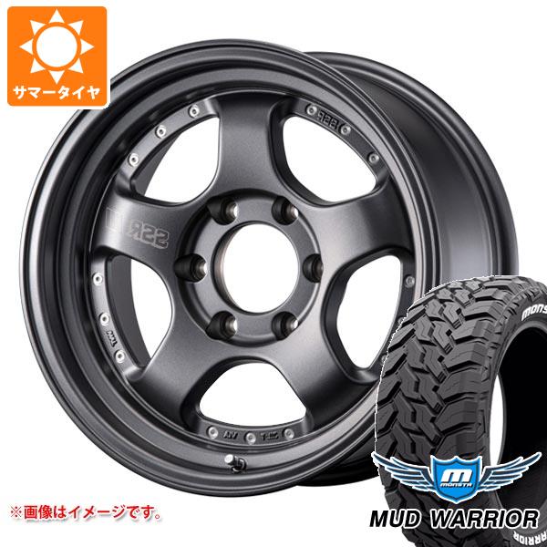 【タイヤ交換対象】トヨタ FJクルーザー 10系用 サマータイヤ モンスタ マッドウォーリアー LT265/70R17 121/118Q ホワイトレター SSR ディバイド SP1 トレイル 8.5-17 タイヤホイール4本セット｜タイヤ１番