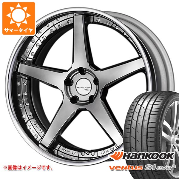【タイヤ交換対象】2026年製 サマータイヤ 245/35R21 (96Y) XL ハンコック ベンタス S1 エボ3 K127 SSR エグゼキューター CV06 9.0-21 タイヤホイール4本セット|タイヤ1番