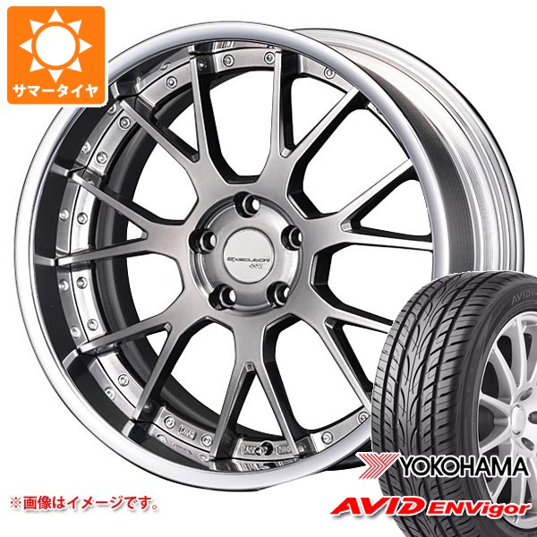 【タイヤ交換対象】トヨタ 40系アルファード用 サマータイヤ ヨコハマ エービッド エンビガー S321 225/55R19 99W SSR エグゼキューター EX07 8.0-19 タイヤホイール4本セット