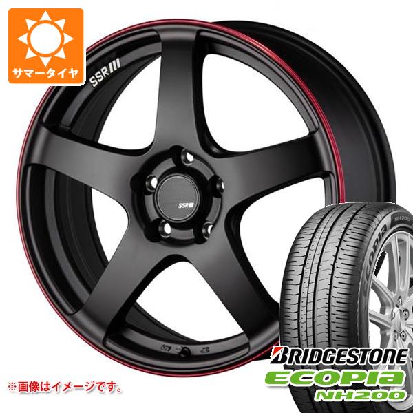 【タイヤ交換対象】サマータイヤ 225/45R17 94W XL ブリヂストン エコピア NH200 SSR GTV01 7.0-17 タイヤホイール4本セット