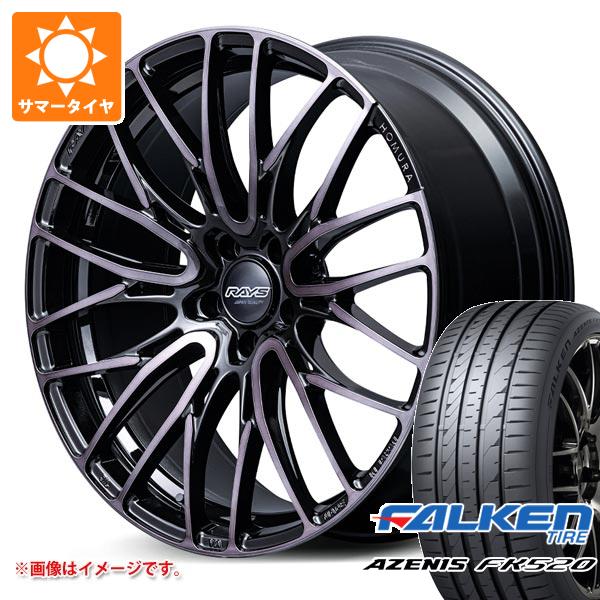 【タイヤ交換対象】サマータイヤ 255/45R20 105Y XL ファルケン アゼニス FK520L レイズ ホムラ 2x10BD ブラッククリアエディション 8.5-20 タイヤホイール4本セット