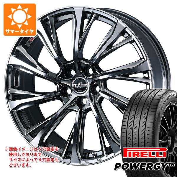 【タイヤ交換対象】レクサス NX 20系用 サマータイヤ ピレリ パワジー 235/60R18 107V XL レオニス JG 7.5-18 タイヤホイール4本セット