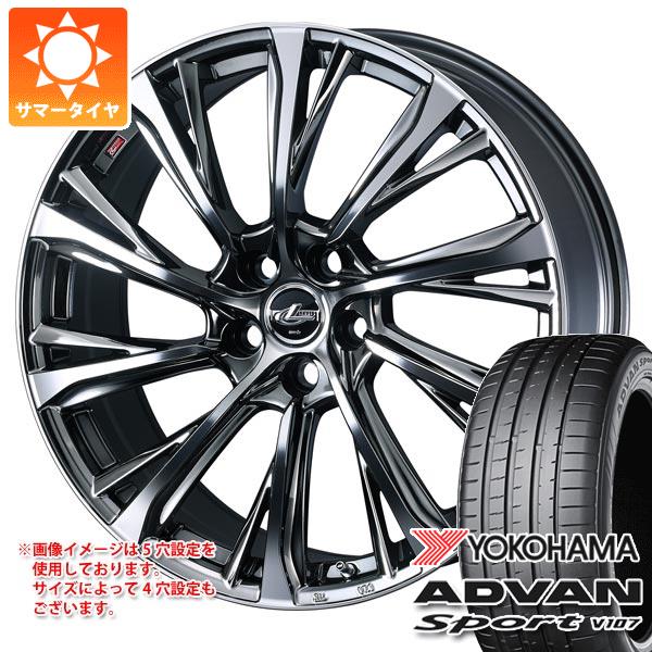 【タイヤ交換対象】トヨタ 40系アルファード用 サマータイヤ ヨコハマ アドバンスポーツV107 245/40R21 100Y XL レオニス JG 8.5-21 タイヤホイール4本セット｜タイヤ１番