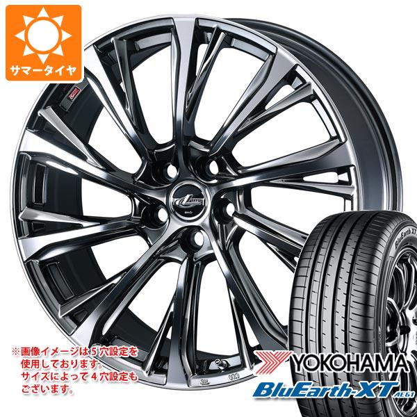 【タイヤ交換対象】サマータイヤ 215/60R16 95V ヨコハマ ブルーアースXT AE61 レオニス JG 6.5-16 タイヤホイール4本セット