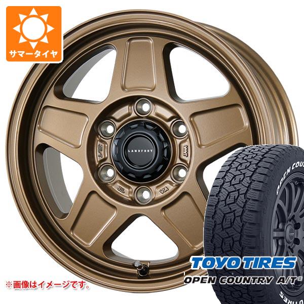 【タイヤ交換対象】トヨタ ハイエース 200系用 2026年製 サマータイヤ トーヨー オープンカントリー A/T3 215/65R16C 109/107R ホワイトレター ランドフット GWD 6.5-16 タイヤホイール4本セット|タイヤ1番