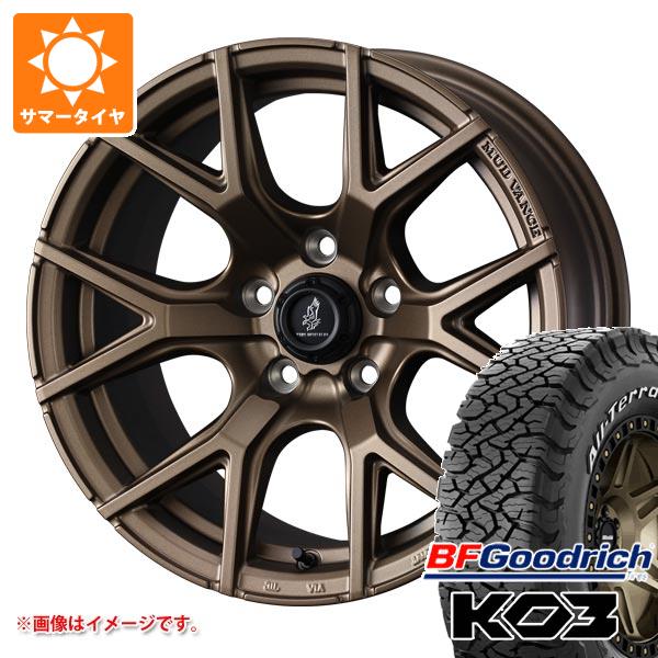 【タイヤ交換対象】ミツビシ デリカD5用 サマータイヤ BFグッドリッチ オールテレーンT/A KO3 LT225/75R16 115/112S ホワイトレター マッドヴァンス SD 7.0-16 タイヤホイール4本セット|タイヤ1番