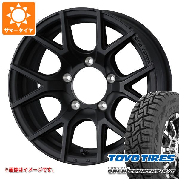 【タイヤ交換対象】5本セット スズキ ジムニーノマド JC74W用 サマータイヤ トーヨー オープンカントリー R/T 235/70R16 106Q ホワイトレター マッドヴァンス SD 6.0-16 タイヤホイール5本セット