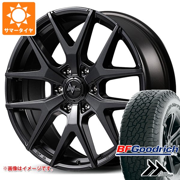 【タイヤ交換対象】サマータイヤ 265/65R18 114T BFグッドリッチ トレールテレーンT/A アウトラインホワイトレター ナイトロパワー M62 トマホーク 8.0-18 タイヤホイール4本セット
