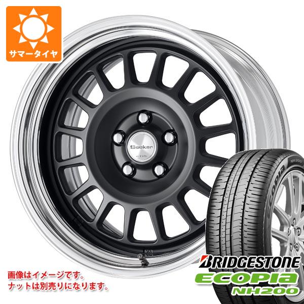 【タイヤ交換対象】サマータイヤ 215/45R18 93W XL ブリヂストン エコピア NH200 ワーク シーカー FD 7.5-18 タイヤホイール4本セット