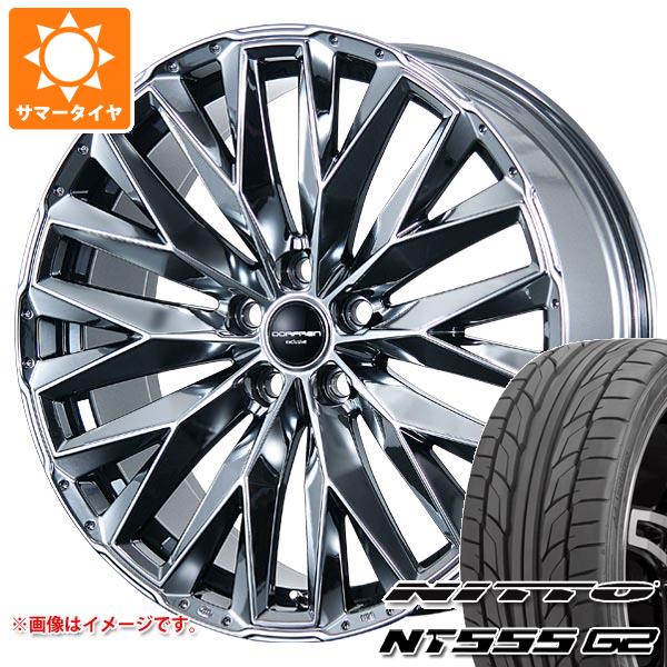 【タイヤ交換対象】トヨタ 40系アルファード用 サマータイヤ ニットー NT555 G2 245/45R20 103W XL ドルフレン エクスクルーシブ TLM-01 8.5-20 タイヤホイール4本セット|タイヤ1番