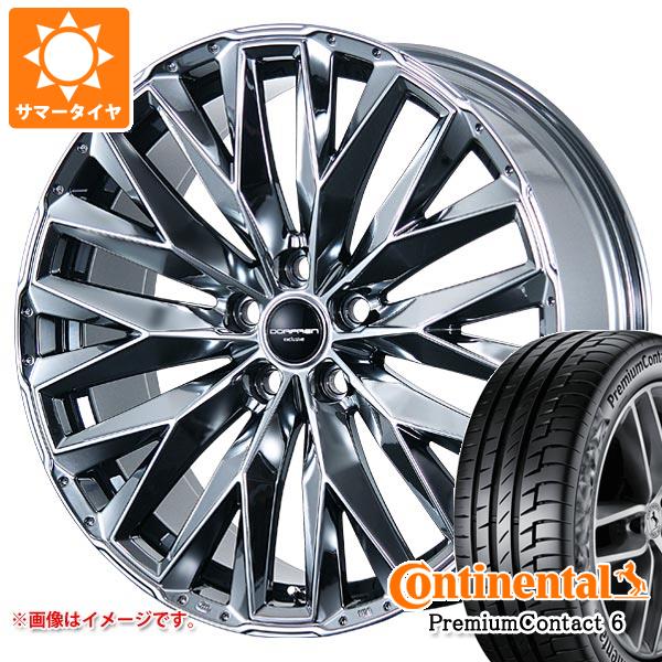 【タイヤ交換対象】トヨタ 40系アルファード用 サマータイヤ コンチネンタル プレミアムコンタクト6 245/40R21 100Y XL ドルフレン エクスクルーシブ TLM-01 8.5-21 タイヤホイール4本セット