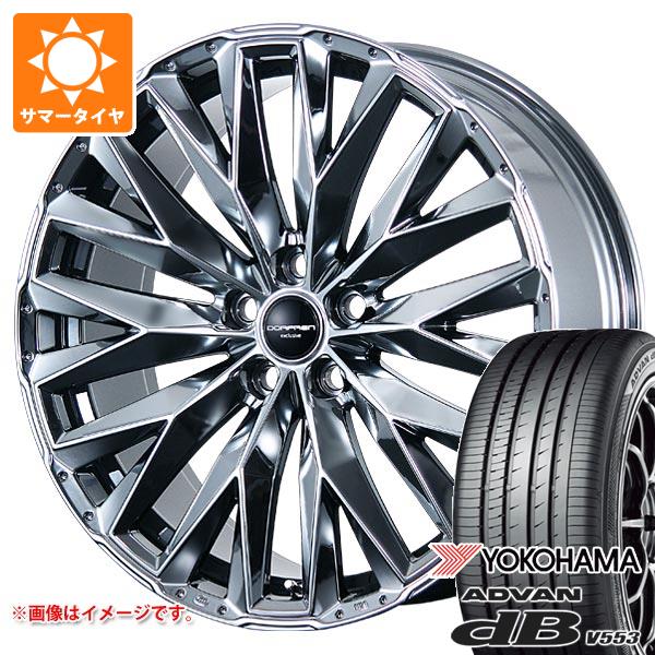【タイヤ交換対象】トヨタ クラウン スポーツ 37系用 サマータイヤ ヨコハマ アドバン デシベル V553 235/45R21 101V XL ドルフレン エクスクルーシブ TLM-01 8.5-21 タイヤホイール4本セット