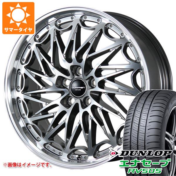 【タイヤ交換対象】トヨタ 40系アルファード用 サマータイヤ ダンロップ エナセーブ RV505 225/55R19 99V ドルフレン エクスクルーシブ TLM-02 8.0-19 タイヤホイール4本セット
