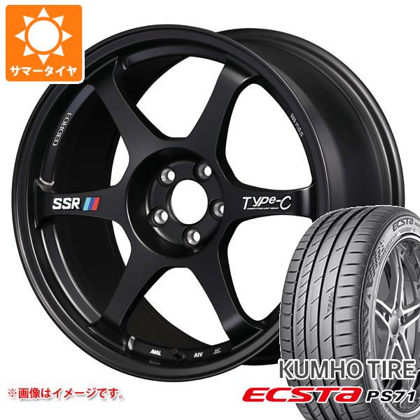 【タイヤ交換対象】サマータイヤ 235/40R18 95Y XL クムホ エクスタ PS71 SSR タイプC フォージド 8.5-18 タイヤホイール4本セット