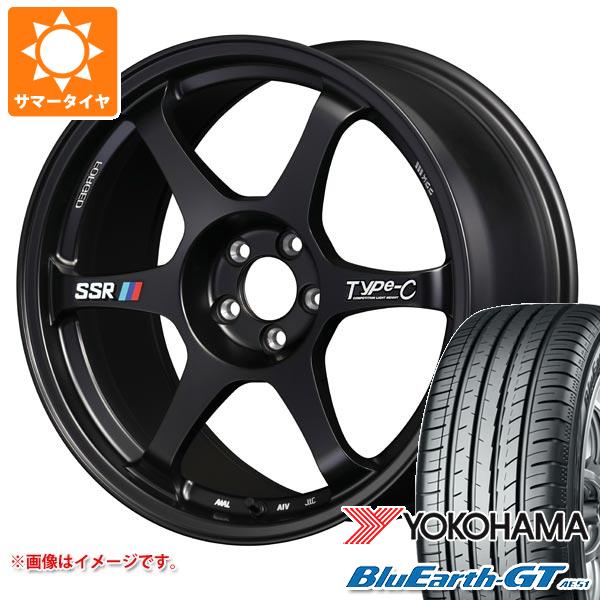 【タイヤ交換対象】サマータイヤ 235/45R18 94W ヨコハマ ブルーアースGT AE51 SSR タイプC フォージド 8.5-18 タイヤホイール4本セット