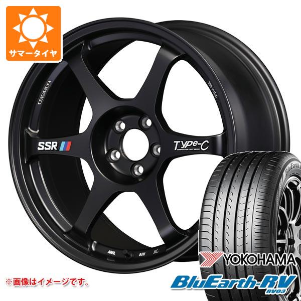 【タイヤ交換対象】サマータイヤ 225/45R18 95W XL ヨコハマ ブルーアースRV RV03 SSR タイプC フォージド 8.5-18 タイヤホイール4本セット