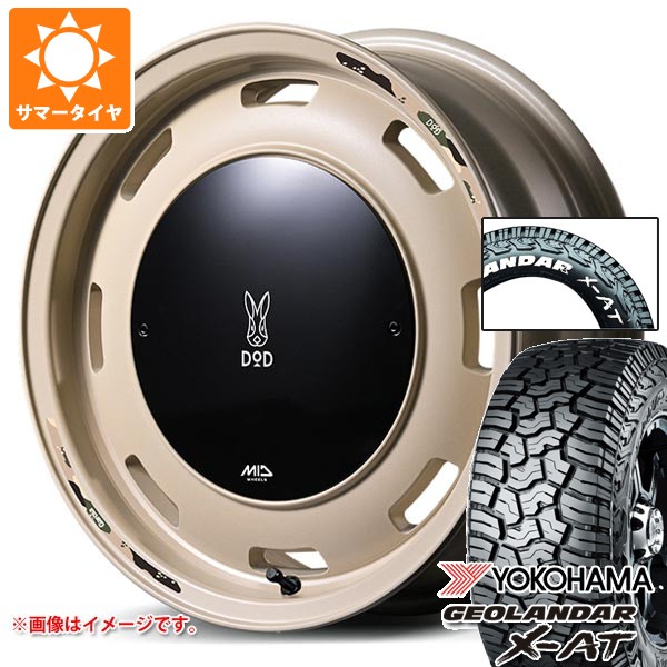 【タイヤ交換対象】スズキ ジムニーシエラ JB74W用 2026年製 サマータイヤ ヨコハマ ジオランダー X-AT G016 225/70R16 103S ホワイトレター ウシャリントバリ 6.0-16 タイヤホイール4本セット|タイヤ1番