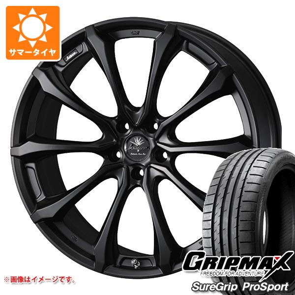 【タイヤ交換対象】トヨタ 40系アルファード用 サマータイヤ グリップマックス シュアグリップ プロスポーツ 245/40ZR21 100Y XL クレンツェ ヴェルサム 030エボ 9.0-21 タイヤホイール4本セット
