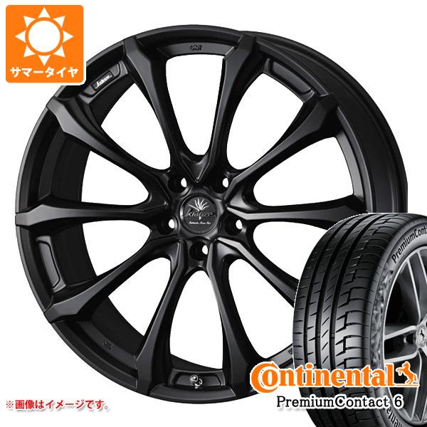 【タイヤ交換対象】トヨタ 40系アルファード用 サマータイヤ コンチネンタル プレミアムコンタクト6 245/40R21 100Y XL クレンツェ ヴェルサム 030エボ 9.0-21 タイヤホイール4本セット