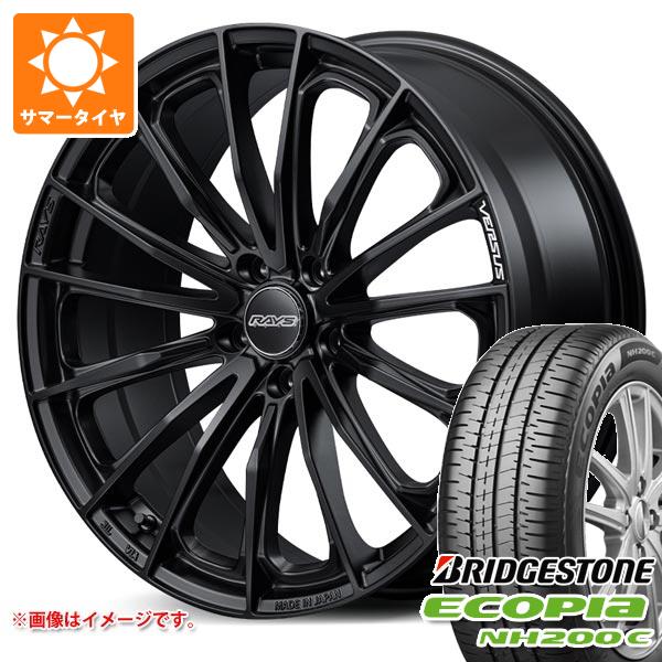 【タイヤ交換対象】サマータイヤ 195/45R17 81W ブリヂストン エコピア NH200C レイズ ベルサス ヴォウジェ SE 7.0-17 タイヤホイール4本セット