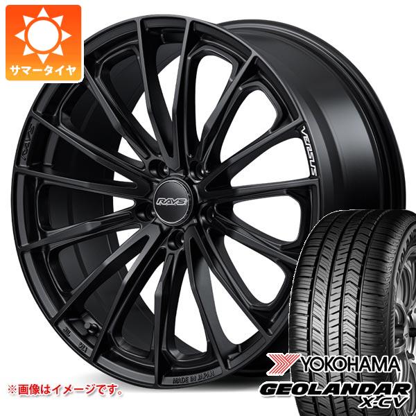 【タイヤ交換対象】トヨタ 40系アルファード用 サマータイヤ ヨコハマ ジオランダー X-CV G057 245/45R20 103W XL レイズ ベルサス ヴォウジェ SE 8.5-20 タイヤホイール4本セット