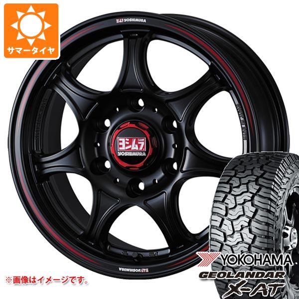 【タイヤ交換対象】トヨタ ハイエース 200系用 サマータイヤ ヨコハマ ジオランダー X-AT G016 215/65R16C 109/107Q アウトラインホワイトレター G016A ヨシムラ WRS7 6.5-16 タイヤホイール4本セット