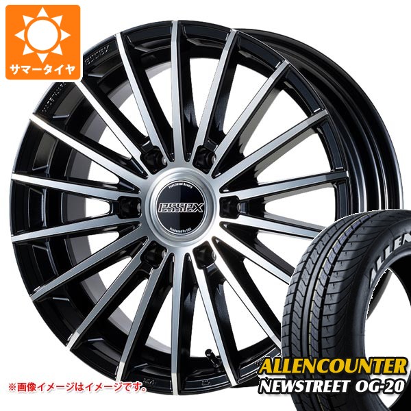 【タイヤ交換対象】トヨタ ハイエース 200系用 サマータイヤ オーレンカウンター ニューストリート OG-20 215/60R17C 109/107T ホワイトレター エセックス EF 6.5-17 タイヤホイール4本セット