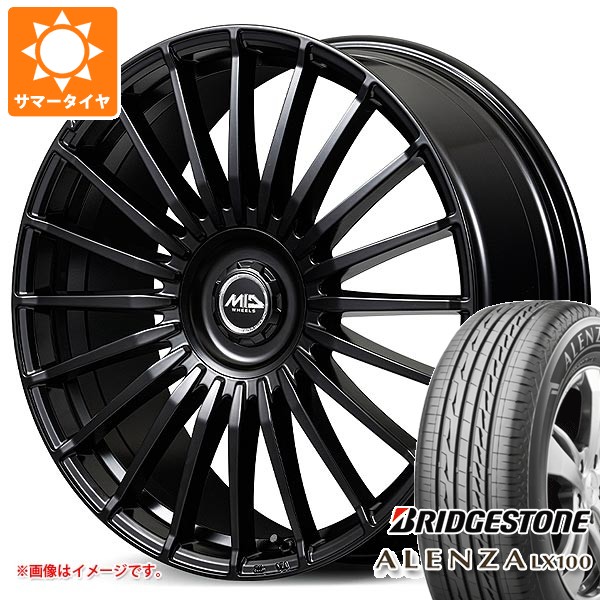 正規品 【タイヤ交換対象】トヨタ 40系アルファード用 サマータイヤ ブリヂストン アレンザ LX100 225/60R18 100H MID エクスクルーシブ 020F 8.0-18 タイヤホイール4本セット