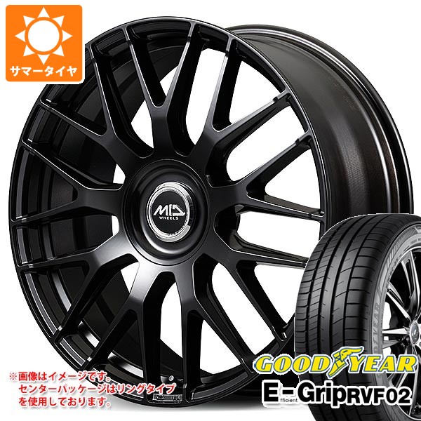 【タイヤ交換対象】サマータイヤ 245/40R19 98W XL グッドイヤー エフィシエントグリップ RVF02 MID エクスクルーシブ 029M 8.0-19 タイヤホイール4本セット