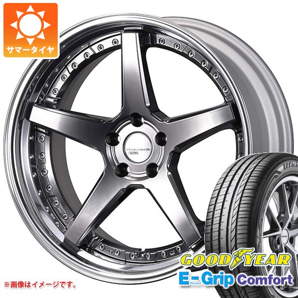 【タイヤ交換対象】サマータイヤ 245/40R20 99W XL グッドイヤー エフィシエントグリップコンフォート SSR エグゼキューター CV06S 8.5-20 タイヤホイール4本セット|タイヤ1番