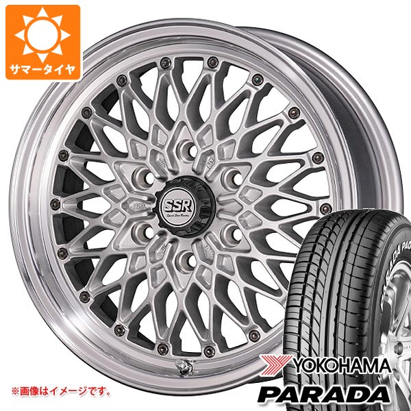 【タイヤ交換対象】トヨタ ハイエース 200系用 2026年製 サマータイヤ ヨコハマ パラダ PA03 215/60R17C 109/107S ホワイトレター SSR フォーミュラ メッシュ HC 6.5-17 タイヤホイール4本セット｜タイヤ１番