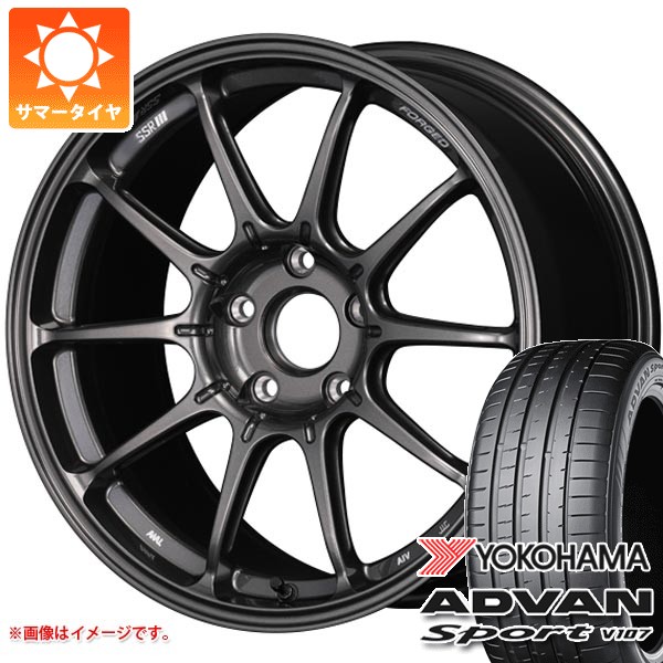 【タイヤ交換対象】ホンダ シビック タイプR FL5用 サマータイヤ ヨコハマ アドバンスポーツV107 265/35ZR18 (97Y) XL SSR GTX01 フォージド 9.5-18 タイヤホイール4本セット|タイヤ1番