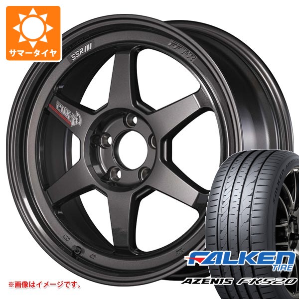 【タイヤ交換対象】サマータイヤ 245/45R19 102Y XL ファルケン アゼニス FK520L SSR GTX05 DR エディション 8.5-19 タイヤホイール4本セット
