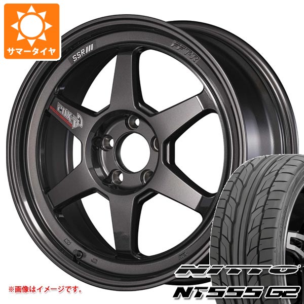 【タイヤ交換対象】サマータイヤ 245/35R19 93Y XL ニットー NT555 G2 SSR GTX05 DR エディション 8.5-19 タイヤホイール4本セット