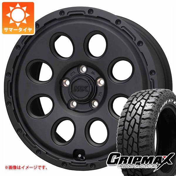 【タイヤ交換対象】ミツビシ デリカD5用 サマータイヤ グリップマックス マッドレイジ R/T MAX LT215/70R16 100/97R ホワイトレター マッドクロス リーコン 7.0-16 タイヤホイール4本セット｜タイヤ１番