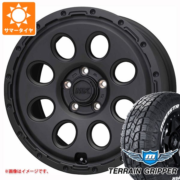 【タイヤ交換対象】トヨタ RAV4 50系用 サマータイヤ モンスタ テレーングリッパー 225/65R17 106T ホワイトレター マッドクロス リーコン 7.5-17 タイヤホイール4本セット