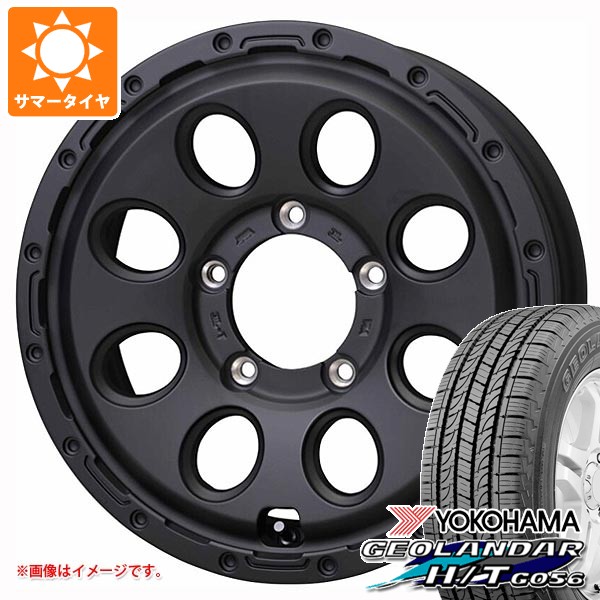 【タイヤ交換対象】5本セット スズキ ジムニーシエラ JB74W用 2026年製 サマータイヤ ヨコハマ ジオランダー H/T G056 195/80R15 107/105L LT ホワイトレター マッドクロス リーコン 6.0-15 タイヤホイール5本セット