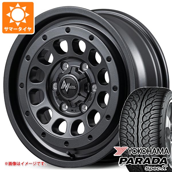 【タイヤ交換対象】トヨタ RAV4 50系用 サマータイヤ ヨコハマ パラダ スペック-X PA02 235/60R18 103V ナイトロパワー R12 ハウザー 7.5-18 タイヤホイール4本セット|タイヤ1番