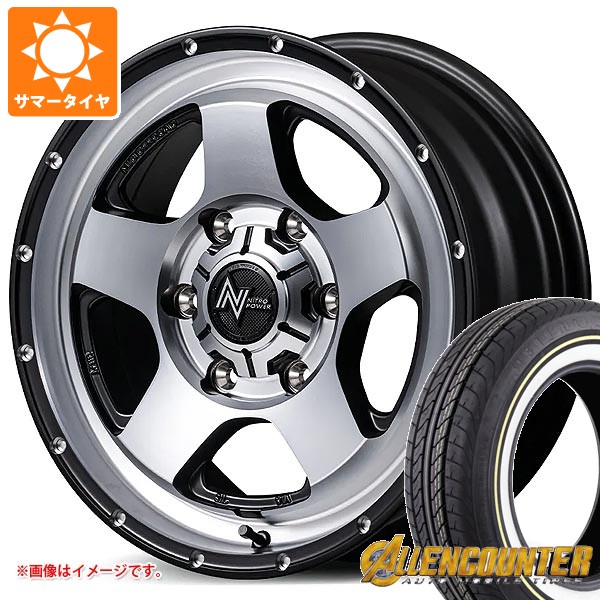 【タイヤ交換対象】トヨタ ハイエース 200系用 サマータイヤ オーレンカウンター クラシックオーバル 215/65R16C 109/107T ホワイト/イエローリボン ナイトロパワー S5 ベクター 6.5-16 タイヤホイール4本セット｜タイヤ１番 108,955円