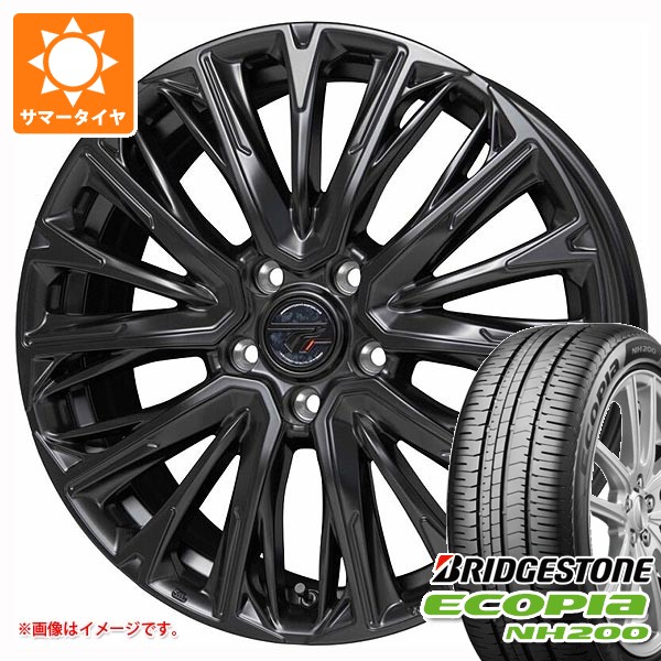 【タイヤ交換対象】サマータイヤ 215/45R18 93W XL ブリヂストン エコピア NH200 プレシャス HM-4 7.0-18 タイヤホイール4本セット