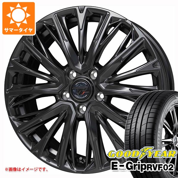 【タイヤ交換対象】サマータイヤ 225/45R19 96W XL グッドイヤー エフィシエントグリップ RVF02 プレシャス HM-4 8.0-19 タイヤホイール4本セット