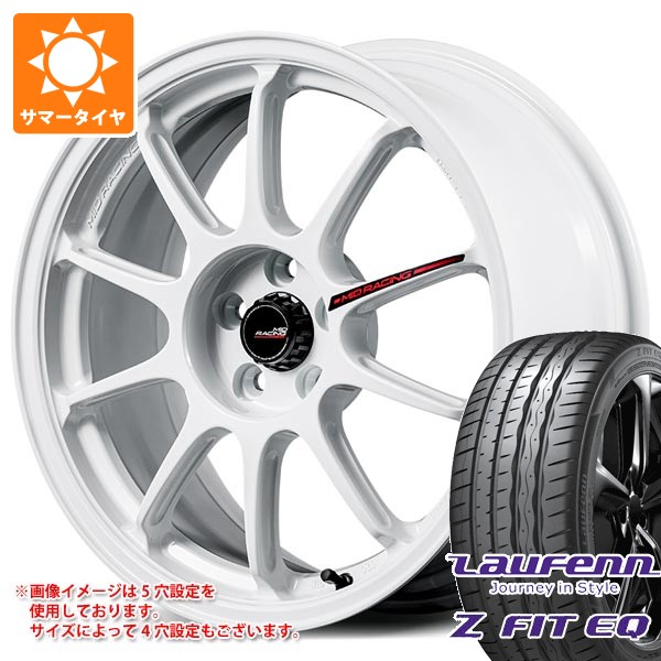 【タイヤ交換対象】サマータイヤ 235/40R18 95Y XL ラウフェン Zフィット EQ LK03 MID レーシング R10 エボ 8.5-18 タイヤホイール4本セット
