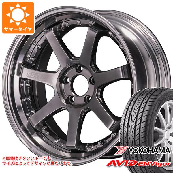 【タイヤ交換対象】サマータイヤ 245/45R19 98W ヨコハマ エービッド エンビガー S321 SSR ライナー タイプ7S 8.5-19 タイヤホイール4本セット