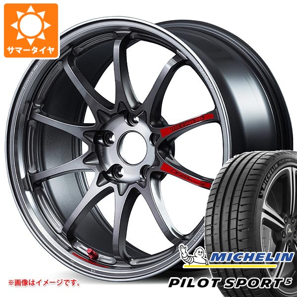 【タイヤ交換対象】サマータイヤ 215/45R18 (93Y) XL ミシュラン パイロットスポーツ5 レイズ ボルクレーシング CE28 N-plus SL 7.5-18 タイヤホイール4本セット|タイヤ1番