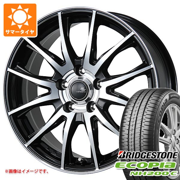 【タイヤ交換対象】サマータイヤ 185/60R16 86H ブリヂストン エコピア NH200C セレブロ TX2 6.0-16 タイヤホイール4本セット｜タイヤ１番 65,065円