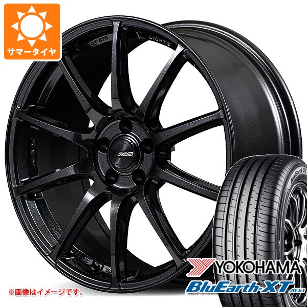 【タイヤ交換対象】サマータイヤ 215/50R18 92V ヨコハマ ブルーアースXT AE61 レイズ グラムライツ 57TR 7.5-18 タイヤホイール4本セット｜タイヤ１番 140,000円