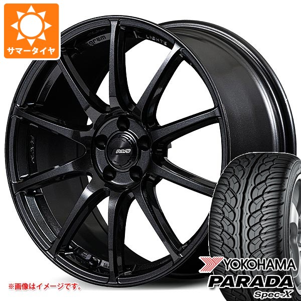 【タイヤ交換対象】サマータイヤ 235/60R18 103V ヨコハマ パラダ スペック-X PA02 レイズ グラムライツ 57TR 8.0-18 タイヤホイール4本セット|タイヤ1番
